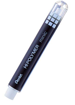 Radierstift Clic Eraser minic - schwarz + 1 Ersatz Eraser