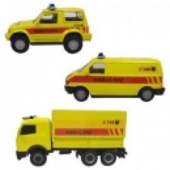 Cararama Swiss Edition Ambulanzset 3-teilig