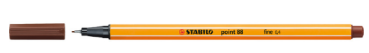 Stabilo point 88, Tintenfeinschreiber 0.4mm 88/45 braun