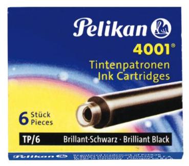 Pelikan Tintenpatrone 4001 TP/6 - brillant-schwarz