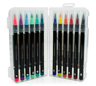 Brush Marker - Set mit 12 Pinselmarkern