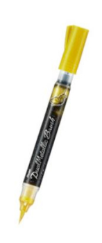 Dual Metallic Glitter - Brush Pinselstift - gold