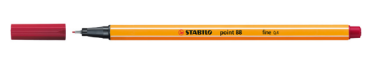 Stabilo point 88, Tintenfeinschreiber 0.4mm 88/50 dunkelrot