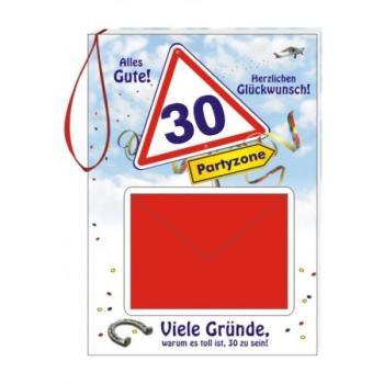 Wunschbuch 10,5 x 14,5 cm - Alles Gute - 30 - Partybuch