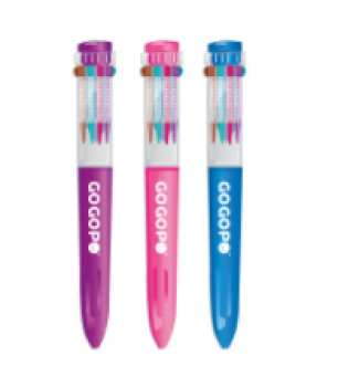 Farbstift GOGOPO 10-farbig - blau - pink