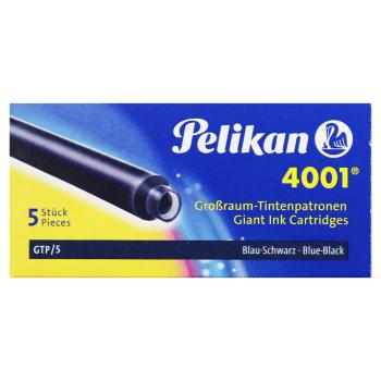 Pelikan Großraum-Tintenpatronen 4001 GTP/5 - blau-schwarz