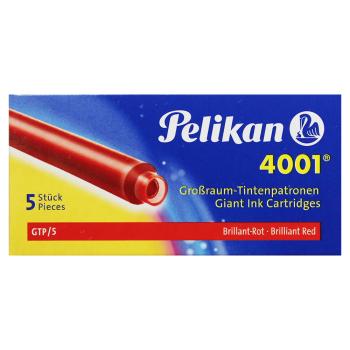 Pelikan Großraum-Tintenpatronen 4001 GTP/5 - brillant-rot