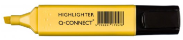 Textmarker Highlighter, Strichbreite ca. 1 - 5 mm. - pastell gelb