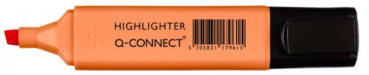Textmarker Highlighter, Strichbreite ca. 1 - 5 mm. - pastell orange