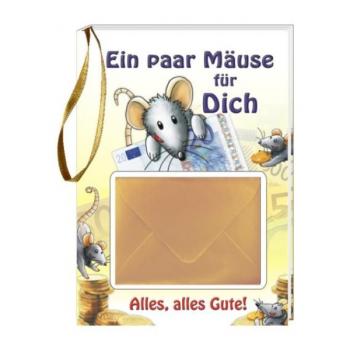 Wunschbuch 10,5 x 14,5 cm - Ein paar Mäuse für Dich
