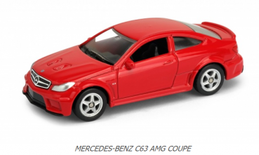 Modelauto mit Rückzug und Türen öffnen - Mercedes-Benz C63 AMG Coupe