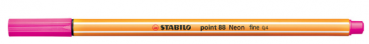Stabilo point 88, Tintenfeinschreiber 0.4mm 88/056 neonpink