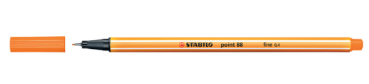 Stabilo point 88, Tintenfeinschreiber 0.4mm 88/54 orange