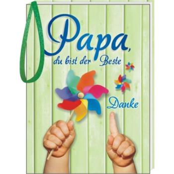 Wunschbuch 10,5 x 14,5 cm - Papa, du bist der Beste - Danke