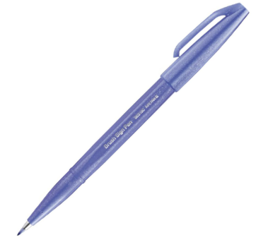 Brush Sign Pen- Pinselstift - blauviolett