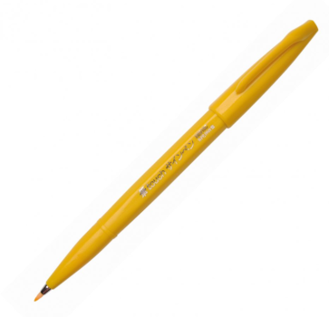 Brush Sign Pen- Pinselstift - gelb