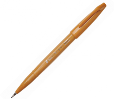 Brush Sign Pen- Pinselstift - ocker