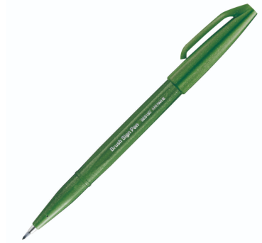 Brush Sign Pen- Pinselstift - olivgrün
