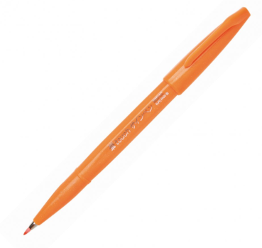 Brush Sign Pen- Pinselstift - orange