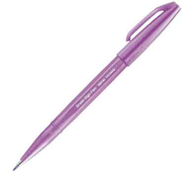 Brush Sign Pen- Pinselstift - pfingstrose - hellviolett