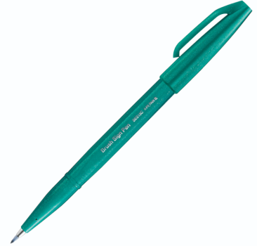 Brush Sign Pen- Pinselstift - türkis