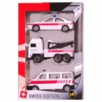 Cararama Swiss Edition Polizeiset 3-teilig