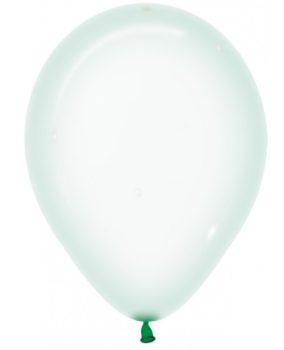 Ballon 30 cm - Crystal Pastel - Green - 331 - 1 Beutel - 5 Stück