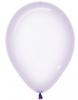 Ballon 30 cm - Crystal Pastel - Lilac - 350 - 1 Beutel - 5 Stück