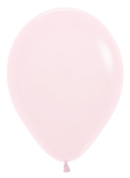Ballon 30 cm - Pastel Matte Pink - 609 - 1 Beutel - 5 Stück