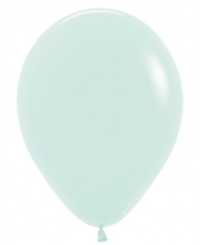 Ballon 30 cm - Pastel Matte Green - 630 - 1 Beutel - 5 Stück