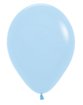 Ballon 30 cm - Pastel Matte Blue - 640 - 1 Beutel - 5 Stück
