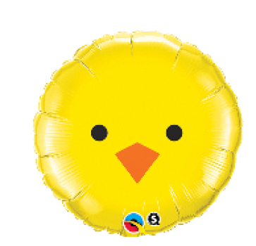 Kücken gelb - Folienballon 45 cm ungefüllt