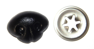 Steck - Nasen  - schwarz 20 mm = 26 Stück