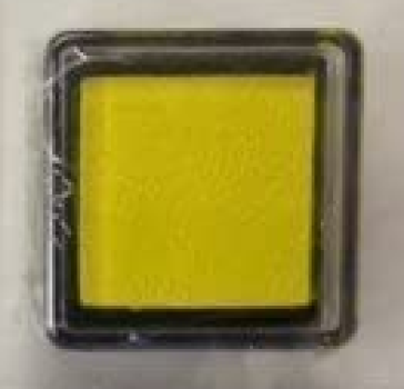 Stempelkissen - 2.5x2.5cm - gelb