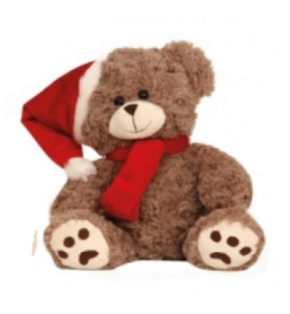 Weihnachts Teddybär braun