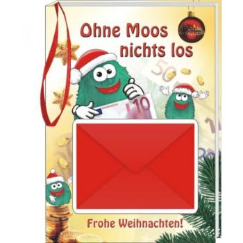 Wunschbuch 10,5 x 14,5 cm - Ohne Moos nichts los