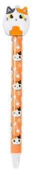 Radierbarer Stift - Katze orange