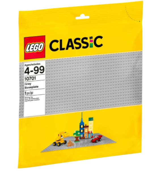 Lego®  - Classic 10701 / 11024 - Bauplatte 38 x 38 cm , 48x48 Noppen - grau