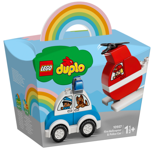 Lego®  - duplo©  10957 - Mein erster Feuerwehrhubschrauber und Polizeiauto