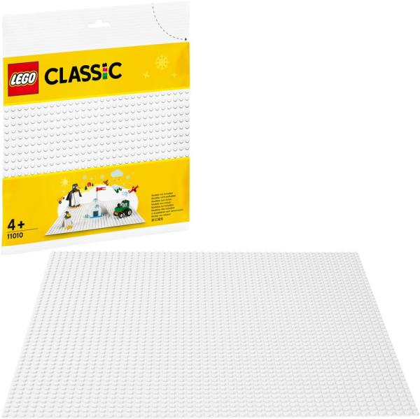 Lego®  - Classic 11010 / 11026  - Bauplatte 25 x 25 cm , 32x32 Noppen - weiss