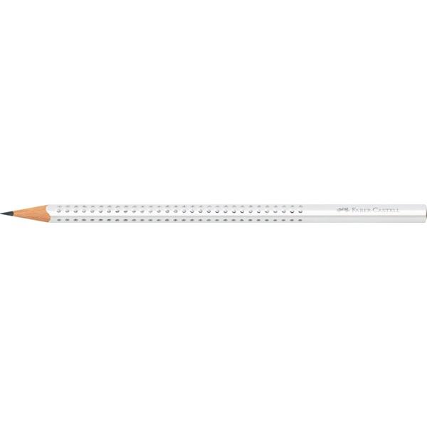 Sparkle Bleistift Mine B: - pastell weiss