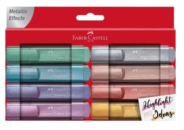 Textmarker - Textliner 46, 15 46 89 - Metallic 8er Karton