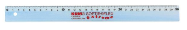 KUM® - Massstab Softie® Flex Professional, 30 cm - transparent