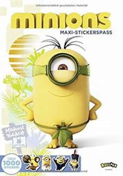 Minions - Maxi-Stickerspaß - mit über 1000 Sticker