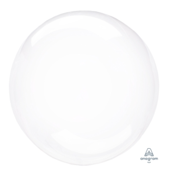 crystal clearz orbz - volltransparent - Folienballon 45 cm ungefüllt