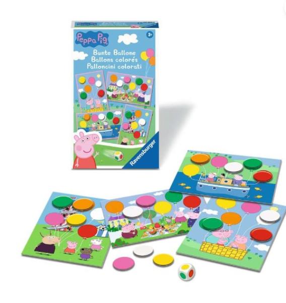 Peppa Pig Bunte Ballone - Würfelspiel