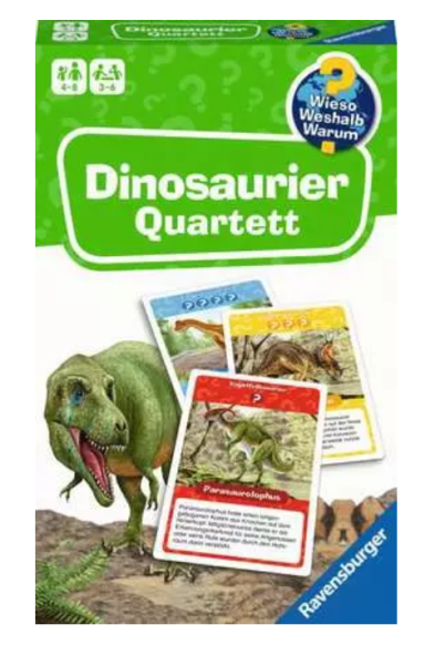 Wieso? Weshalb? Warum? Dinosaurier Quartett - Kartenspiel