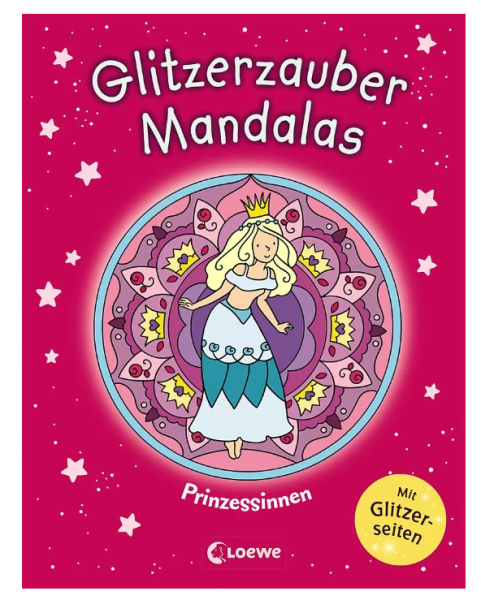 Glitzerzauber-Mandalas - Prinzessinnen