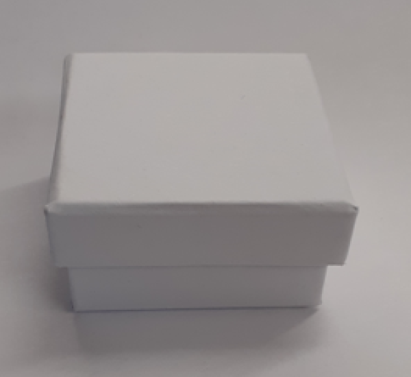 Geschenkbox 3 cm x 3 cm - weiss