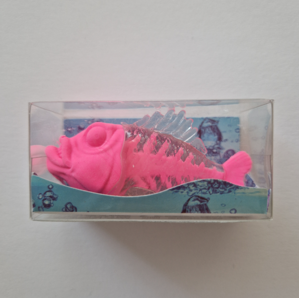 Radierer - Piranha - pink